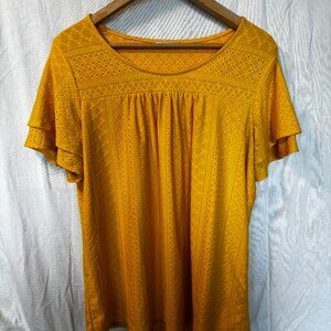 Womens blouse flowy casual wear size medium
